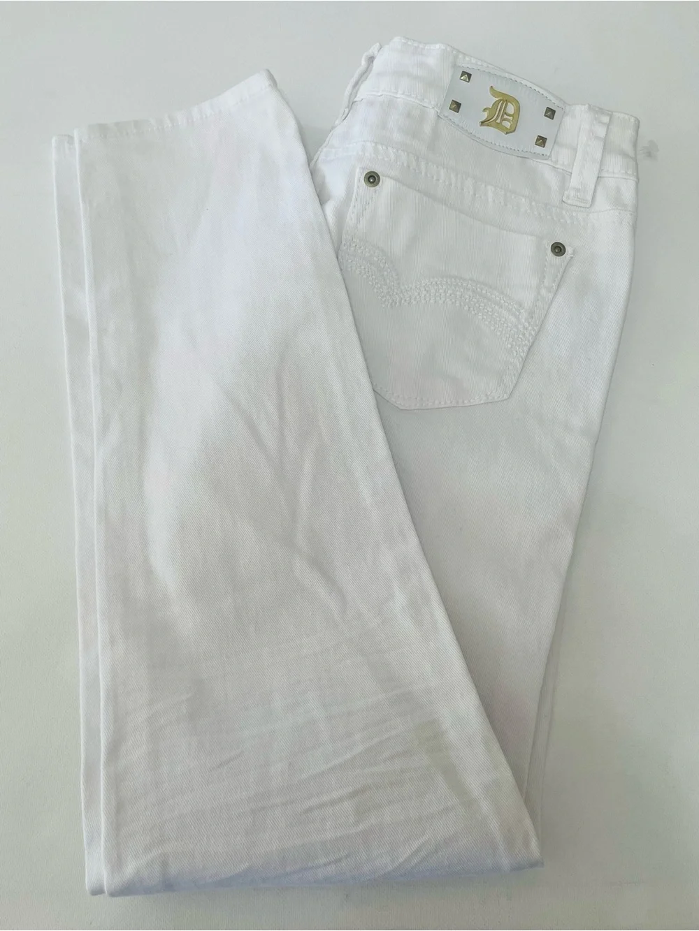 Dollhouse Skinny White Jeans The Rocker NWT Size 9